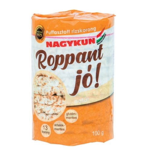 Puff. Rizskorong Natúr 100g