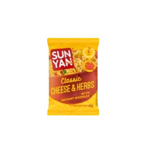 SunYan Classic instant tészta sajtos-fűszeres 60g