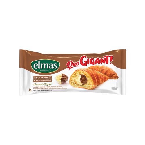 Elmas Croissant Óriás Kakaó-vanília 160g