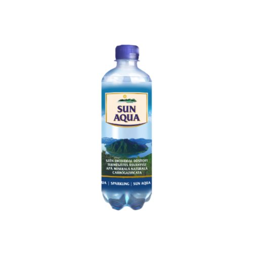 Sun Aqua Szénsavas ásványvíz 500ml DRS
