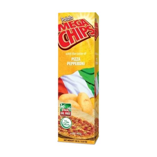 MegaChips Pizza és Pepperoni ízü 50g