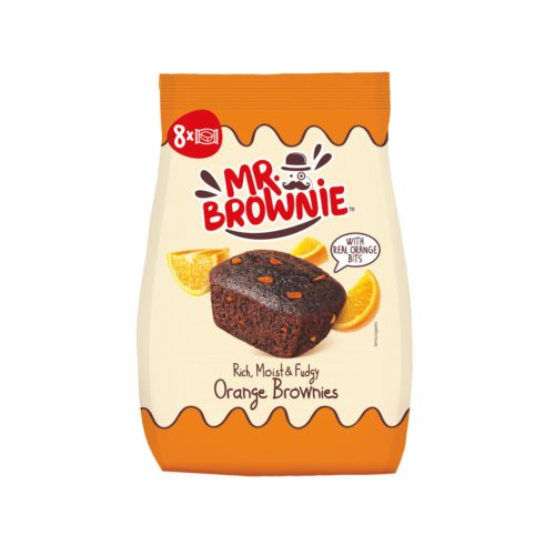 Mr. Brownie 200g Narancs darabos