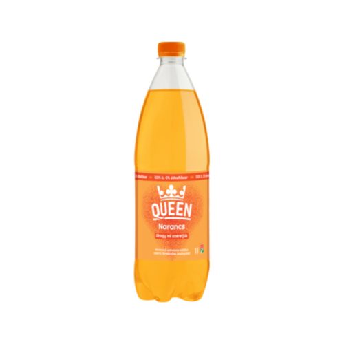 Queen szénsavas üdítő Narancs 1000ml DRS