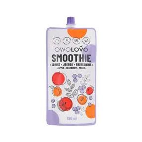 Owolovo Smoothie Alma-kék áfonya-őszibarack  250ml