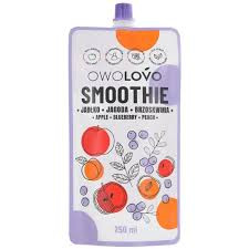 Owolovo Smoothie Alma-kék áfonya-őszibarack  250ml